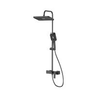 Душевая система, тропический душ, латунь, VALFEX Antlia Black (4)